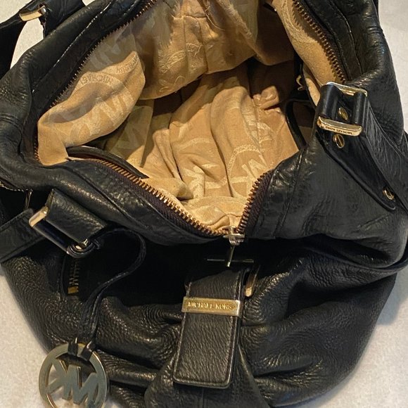 Michael Kors Black Leather Handbag - Picture 5 of 7